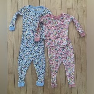 Set of 2 Honest Baby Pajamas 100% organic cotton.  Size 24m